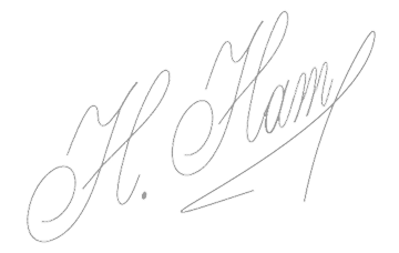 Unterschrift Henrik Hamann